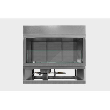 Kalea Bay Outdoor Linear Fireplace, Led