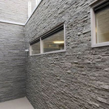Exterior Tile and Stone Fascade