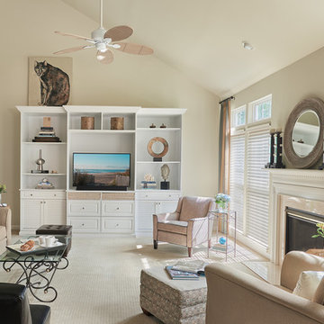 A production built home gets a make over with many custom touches