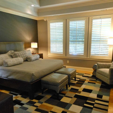 Master Bedroom with Masculine Flair