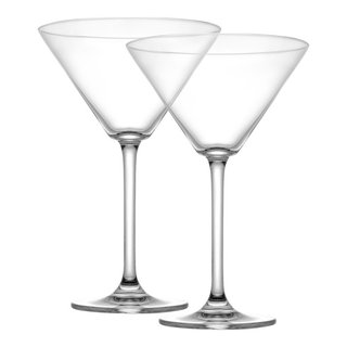 JoyJolt Olivia 9.2 oz. Clear Crystal Cocktail Martini Glass (Set of 4)  MC202127 - The Home Depot