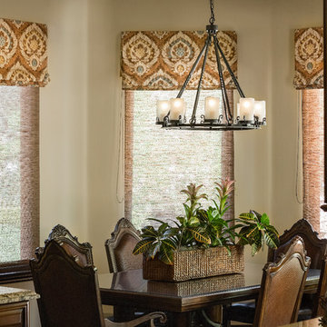 Mediterranean Montecito Charm in This Kitchen Nook