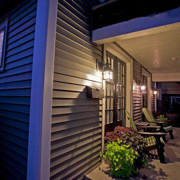 Odyssey 4" Clapboard Siding (Storm) with Owens Corning Estate Gray Roofing