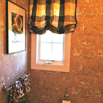 Pastoral Toile Meets Buffalo Plaid & Damask