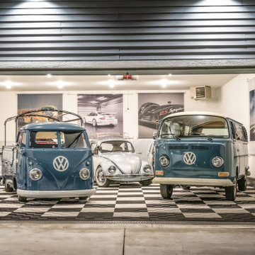 RACEDECK® Garage Flooring is looking cool in this German Themed Garage