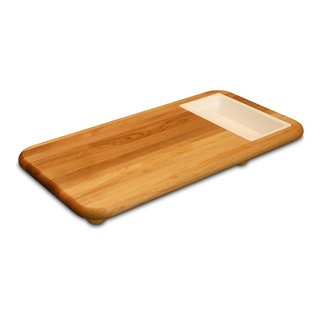 KRAUS Workstation Kitchen Sink Solid Bamboo Cutting Board/Serving Board 