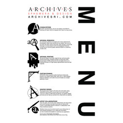 Services - Prints And Posters