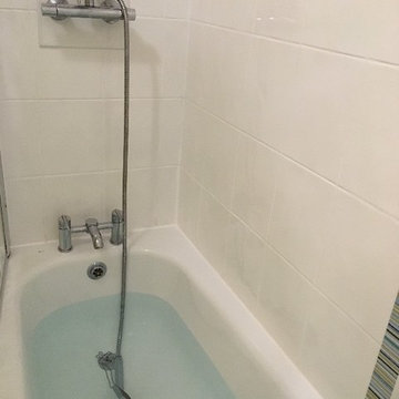 Bathroom Tile and Grout Refresh in Manchester City Rental Apartment