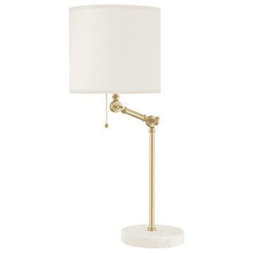 Hudson Valley Essex 2-Light Table Lamp in Aged Brass