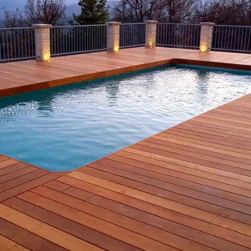 Terrasse en bois exotique Cumaru à Puget-Théniers