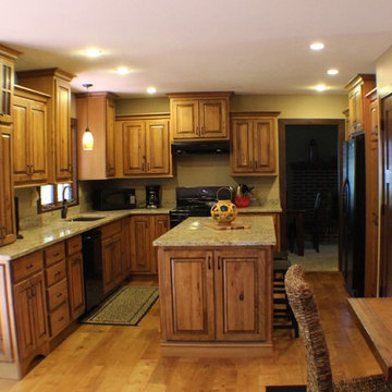 Rustic Beech in Cinnamon Stain with Black Glaze