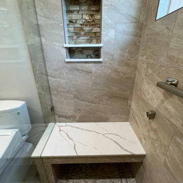 Danville Guest Bathroom with Beatiful Lighting