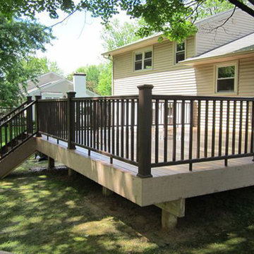 Backyard deck in Ardmore, PA