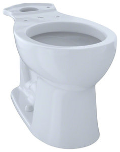 Toto Entrada Universal Height Round Toilet Bowl, Cotton White