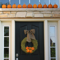Fall 2014 Pumpkin and Moss Wreaths - Wreaths And Garlands