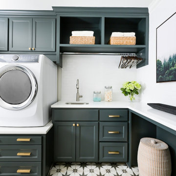 75 Beautiful Transitional Laundry Room Ideas & Designs - October 2022 ...