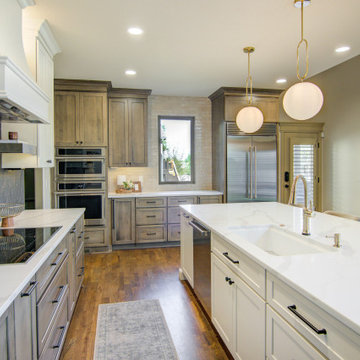 Collected Kitchen Remodel with Custom Seating + Layered Details