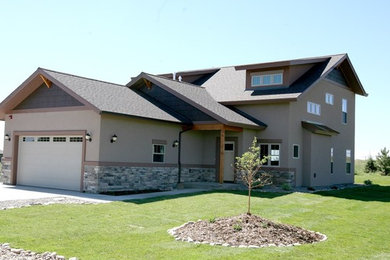 Home design - craftsman home design idea in Albuquerque