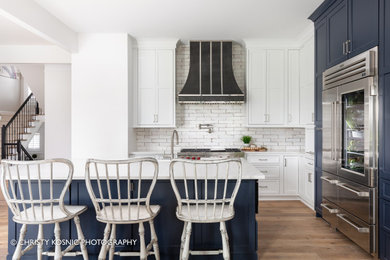 Inspiration for a transitional home design remodel in DC Metro