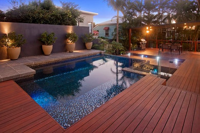 This is an example of a contemporary pool in Brisbane.
