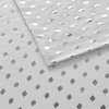 Intelligent Design Metallic Dot Printed Sheet Set, Grey/Silver