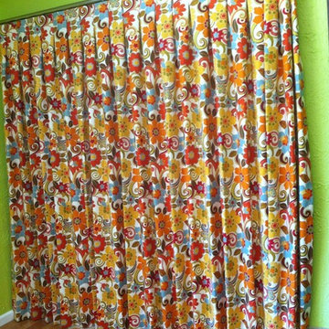 Patio Door with traverse rod