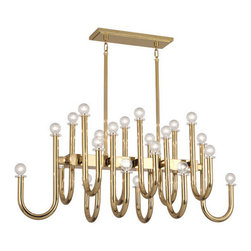 Jonathan Adler Milano Chandelier, Polished Nickel - Chandeliers