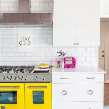 Janet Gridley Bertazzoni Yellow Professional Range