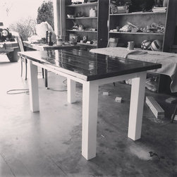 Farmhouse Kitchen Table and Benches - Dining Tables