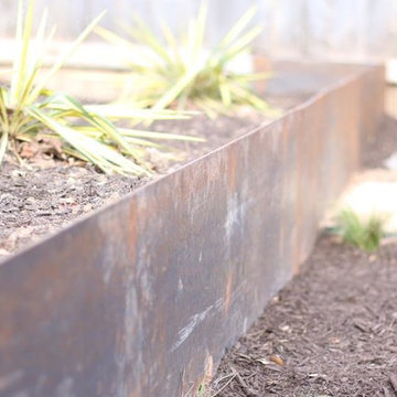Burleson Backyard Retreat- Corten Steel