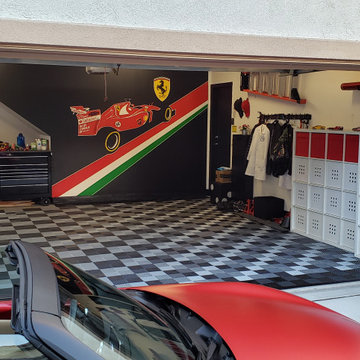RACEDECK® Garage Flooring - FreeFlow open-rib style garage tiles