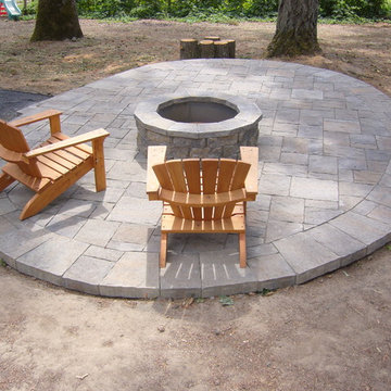 Paver Circle and Fire Pit
