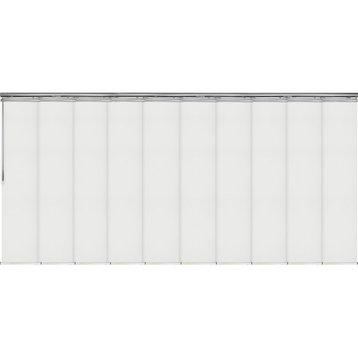 Danilo 10-Panel Track Extendable Vertical Blinds 120-218"W