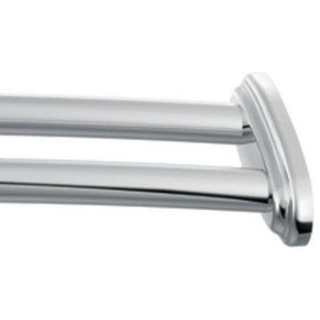 Moen DN2141 Double 57" - 60" Adjustable Curved Shower Rod - Chrome