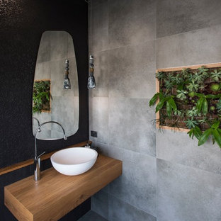 Badezimmer mit schwarzen Fliesen Ideen, Design & Bilder - Juli 2020