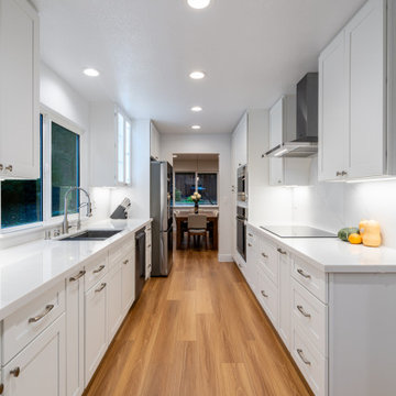 Modern White Kitchen with Efficient Storage Solutions 3 | RTA The Cabination