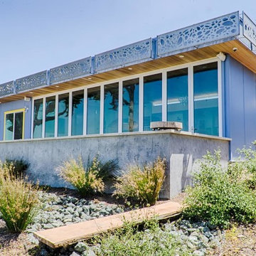 Bay Front Home Entrance