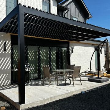 Modern Lattice Patio Cover