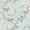 Chinoiserie Blue Floral Wallpaper Bolt