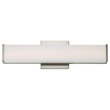 ET2 E23400 Baritone 18"W LED Bathroom Vanity Light - Satin Nickel