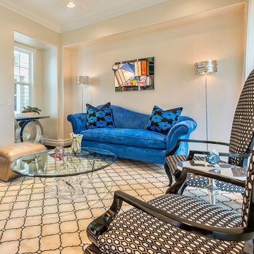 Art Collector's Colorful Home