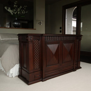 Inspiration for a mid-sized master bedroom remodel in San Diego