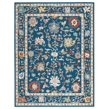 Nourison Parisa French Country Bordered Denim 8'x10' Area Rug