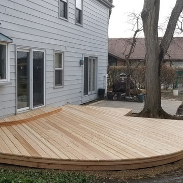 Northbrook Rebuild Existing Cedar Deck