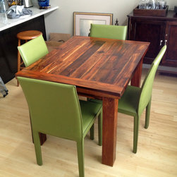 Teak Dining Table, 36" x 48", 2" thick - Dining Tables
