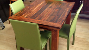 Teak Dining Table, 36" x 48", 2" thick