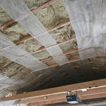 Rockwool Removal & Reinstallation, Spray Foam on Gable Walls