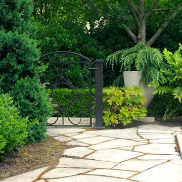 A Renaissance manor sits amongst a garden of elegance and grace