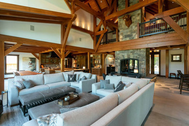 Example of a living room design in Other