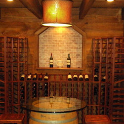 Barn Style Wine Cellar in a Box - Wine Racks